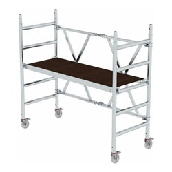 MUNK Alu-Klappgerüst Plattformhöhe 0,99 m Länge 1,80 m Breite 0,75 m