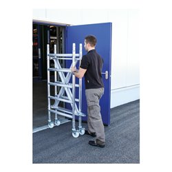 MUNK Alu-Klappgerüst Plattformhöhe 0,99 m Länge 1,80 m Breite 0,75 m