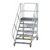 MUNK Aluminium-Plattformtreppe fahrbar 45° 7 Stufen