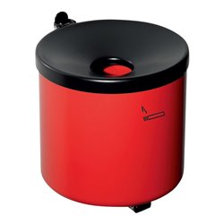 Wandascher Ø150xH145mm rot m.Kippvorrichtung TKG