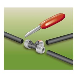 GARDENA Sprinklersystem Verlegerohr, 25 mm, 10 m-Rolle