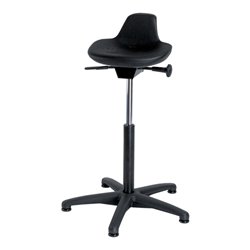 Topstar Stehhilfe mit Gleitern Sitzhöhe 590-840mm PU-Sitz Integralschaum