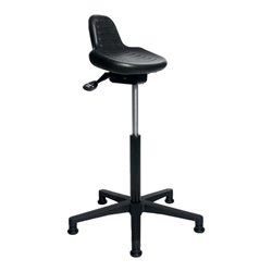 Topstar Stehhilfe mit Gleitern Sitzhöhe 590-840mm PU-Sitz Integralschaum