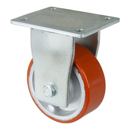 BS Rollen Schwerlastrolle RR110.C10.125 Bockrolle, Raddurchmesser 125 mm,