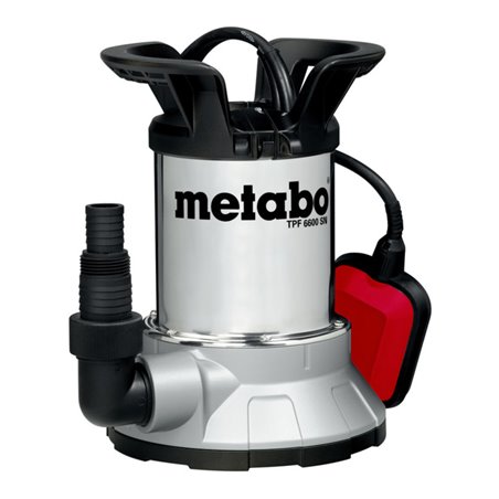 Metabo Flachsaugende Klarwasser-Tauchpumpe TPF 6600 SN Karton