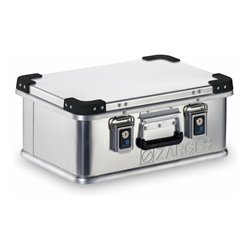 ZARGES Aluminiumbox 24l L500xB340xH200mm Dichtung Federfallgr. u.Klappverschl.