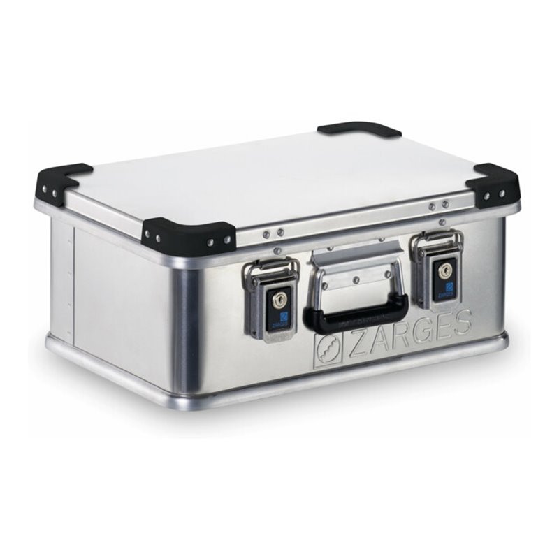 ZARGES Aluminiumbox 24l L500xB340xH200mm Dichtung Federfallgr. u.Klappverschl.