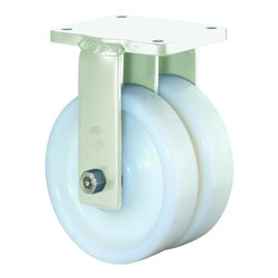 BS Rollen Schwerlastdoppelrolle S110.B15.151 Bockrolle, Raddurchmesser 150 mm,