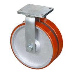 BS Rollen Schwerlastdoppelrolle S110.C10.300 Bockrolle, Raddurchmesser 300 mm,