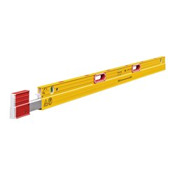 STABILA Teleskop-Wasserwaage Type 106 TM 186 - 318 cm mit Seltenerd-Magnetsystem
