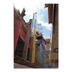 STABILA Teleskop-Wasserwaage Type 106 TM 186 - 318 cm mit Seltenerd-Magnetsystem