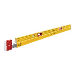 STABILA Teleskop-Wasserwaage Type 106 TM 216 - 379 cm mit Seltenerd-Magnetsystem