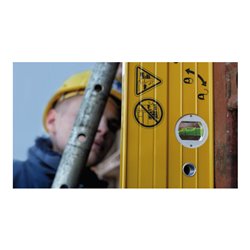 STABILA Teleskop-Wasserwaage Type 106 TM 216 - 379 cm mit Seltenerd-Magnetsystem