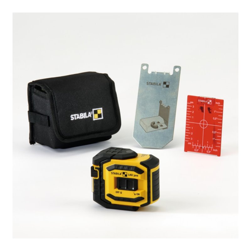 STABILA Kreuzlinien-Lot-Laser LAX 300 4-teiliges Set