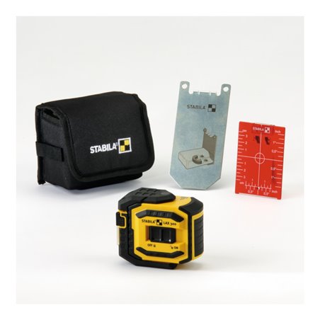 STABILA Kreuzlinien-Lot-Laser LAX 300 4-teiliges Set