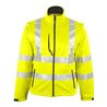 Warnschutz-Softshelljacke Gr.M gelb PREVENT