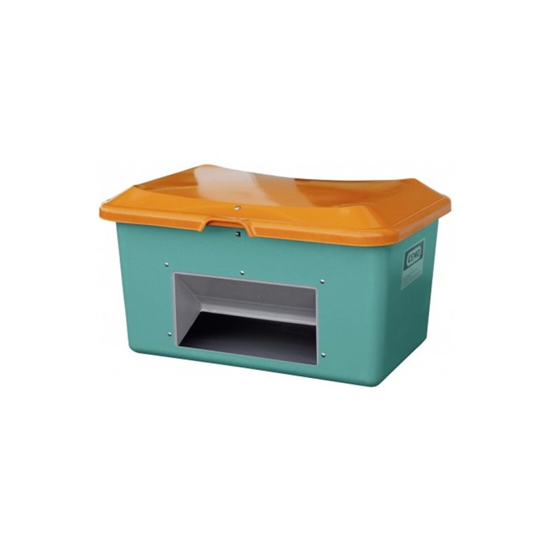 CEMO Streugutbehälter Plus3 mit Entnahme grün/orange