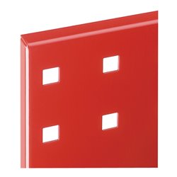 Kappes Lochplatte RasterPlan RAL 3020 verkehrsrot 450 mm breit