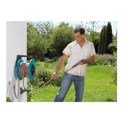GARDENA Wand-Schlauchtrommel 60 mit Schlauchführungsrolle Classic