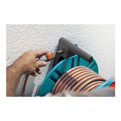 GARDENA Wand-Schlauchtrommel 60 mit Schlauchführungsrolle Classic