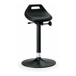 bimos Industriestehhilfe PU-Sitz Tellerfuß Sitzhöhe 650-850 mm