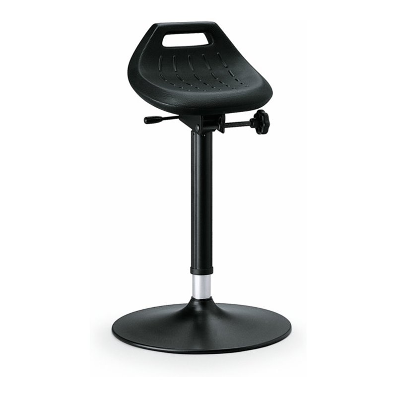 bimos Industriestehhilfe PU-Sitz Tellerfuß Sitzhöhe 650-850 mm