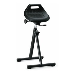 bimos Industriestehhilfe PU-Sitz klappbar Sitzhöhe 650-850 mm