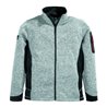 Strick-Fleecejacke CHRISTOPH Gr.XXL grau/schwarz FHB