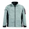 Strick-Fleecejacke CHRISTOPH Gr.M grau/schwarz FHB