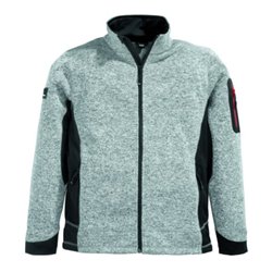 Strick-Fleecejacke CHRISTOPH Gr.XL grau/schwarz FHB