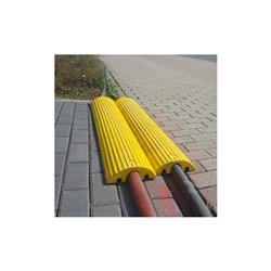 Moravia Kabelbrücke klein gelb 3 Kabelkanäle 1200 x 210 x 65 mm