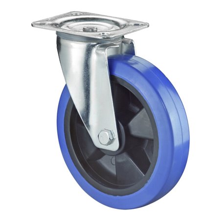 BS Rollen Transportrolle L400.B61.200 Lenkrolle, Raddurchmesser 200 mm,