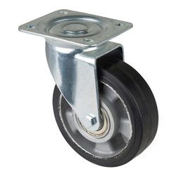 BS Rollen Transportrolle LB500.B80.125 Lenkrolle, Raddurchmesser 125 mm,