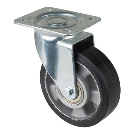 BS Rollen Transportrolle LB500.B80.125 Lenkrolle, Raddurchmesser 125 mm,