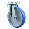 BS Lenkrolle D.150mm Trgf. 200kg PU Platte L135xB110mm Farbe Rl.blau