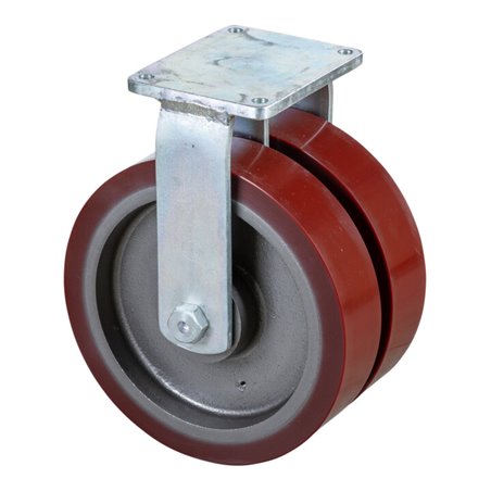 BS Rollen Schwerlastdoppelrolle S110.C10.401 Bockrolle, Raddurchmesser 400 mm,