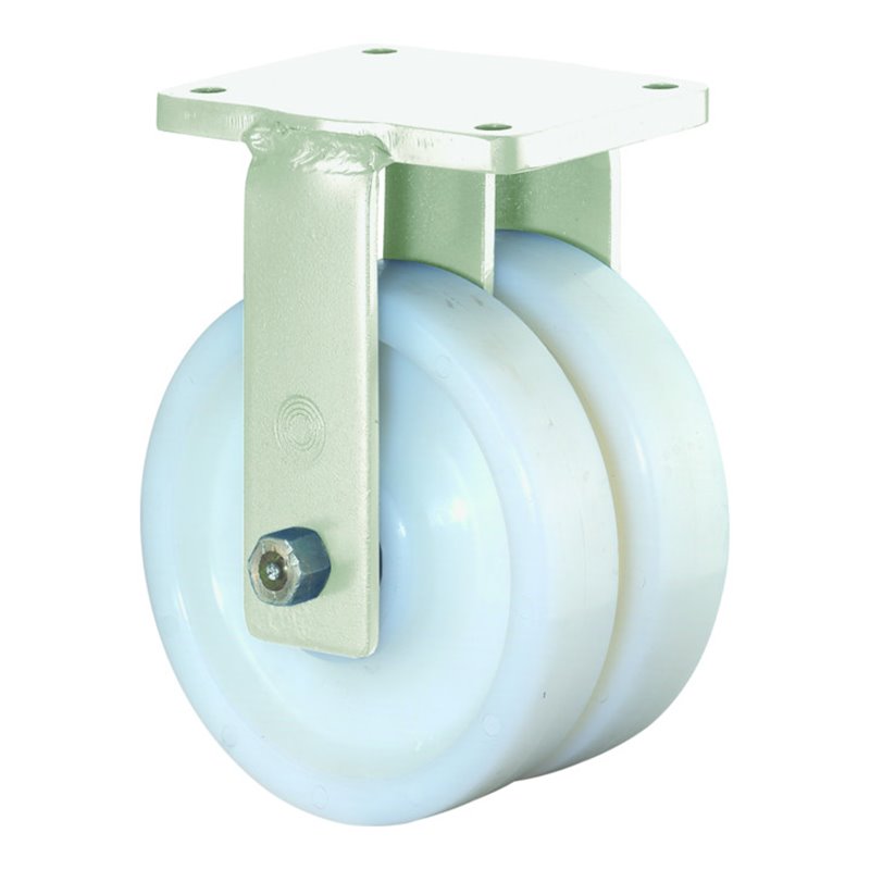 BS Rollen Schwerlastdoppelrolle S110.B15.126 Bockrolle, Raddurchmesser 125 mm,