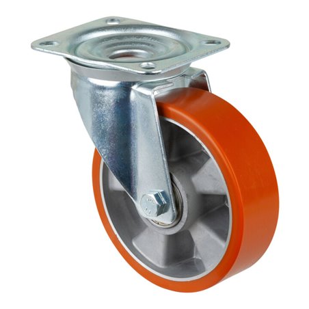 BS Rollen Transportrolle L400.B90.160 Lenkrolle, Raddurchmesser 160 mm,