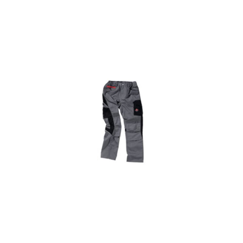 Terrax Damenhose Gr. 38 grau/schwarz 65%PES/35%BW