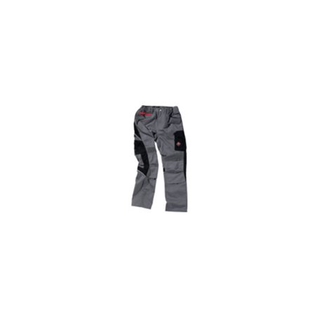 Terrax Damenhose Gr. 38 grau/schwarz 65%PES/35%BW