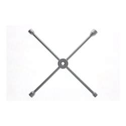 Gedore Kreuzsteckschlüssel, für PKW/LKW, SW 17 x 19 x 21 x 24 mm, Radkreuzschlüssel, Reifenwechsel Auto, Werkzeug, 28 PR