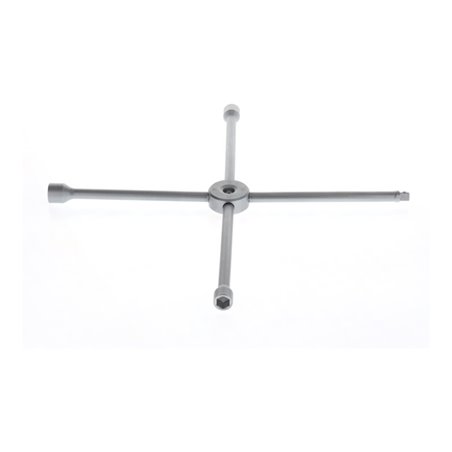 Gedore Kreuzsteckschlüssel, für PKW/LKW, SW 17 x 19 x 21 mm x 1/2', Radkreuzschlüssel, Reifenwechsel Auto, Werkzeug, 28 PRV