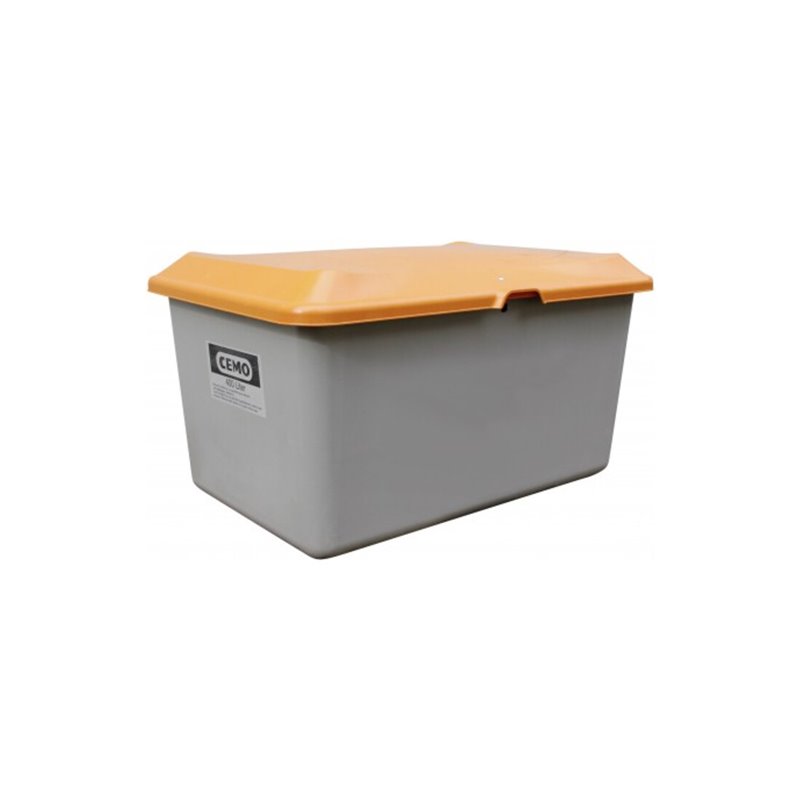 CEMO Streugutbehälter Plus3 ohne Entnahme grau/orange
