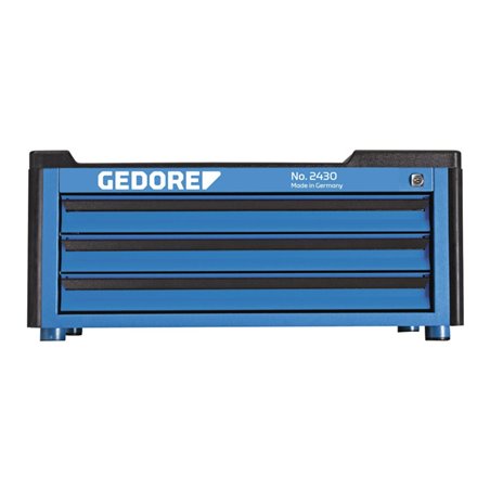 Gedore Werkzeugtruhe mit 3 Schubladen, H 345 x B 775 x T 475 mm