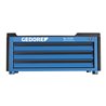 Gedore Werkzeugtruhe mit 3 Schubladen, H 345 x B 775 x T 475 mm