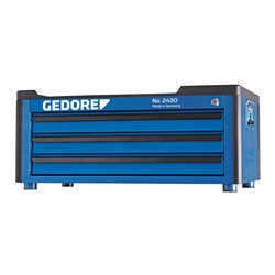Gedore Werkzeugtruhe mit 3 Schubladen, H 345 x B 775 x T 475 mm