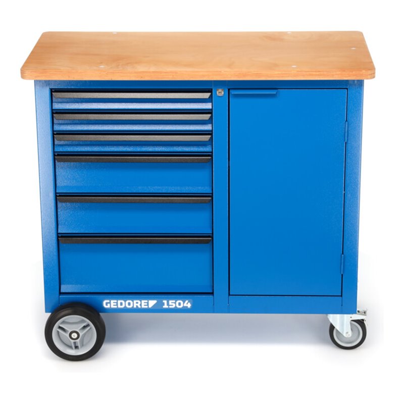 Gedore Rollwerkbank mit 6 Schubladen