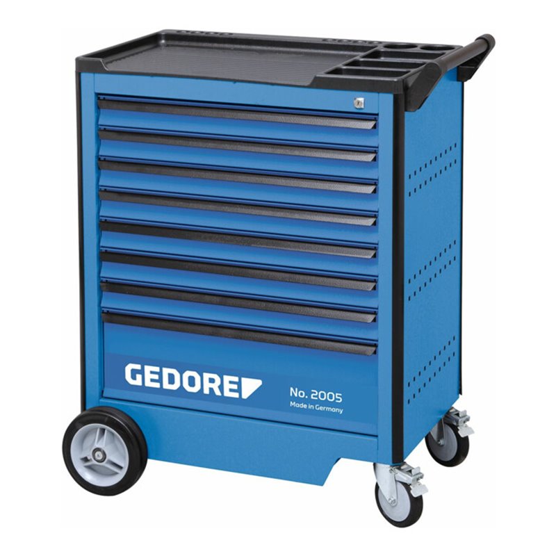 Gedore Werkzeugwagen mit 8 Schubladen (B 640 x T 400 mm)