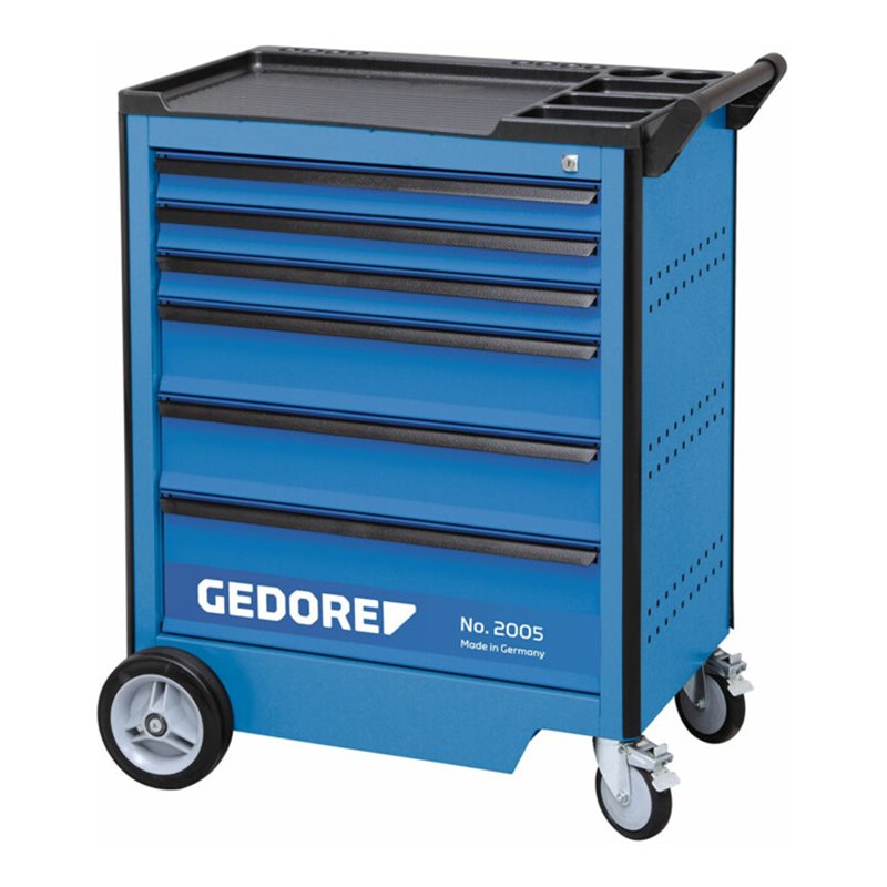 Gedore Werkzeugwagen mit 6 Schubladen (B 640 x T 400 mm)