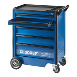 Gedore Werkzeugwagen mit 6 Schubladen (B 640 x T 400 mm)